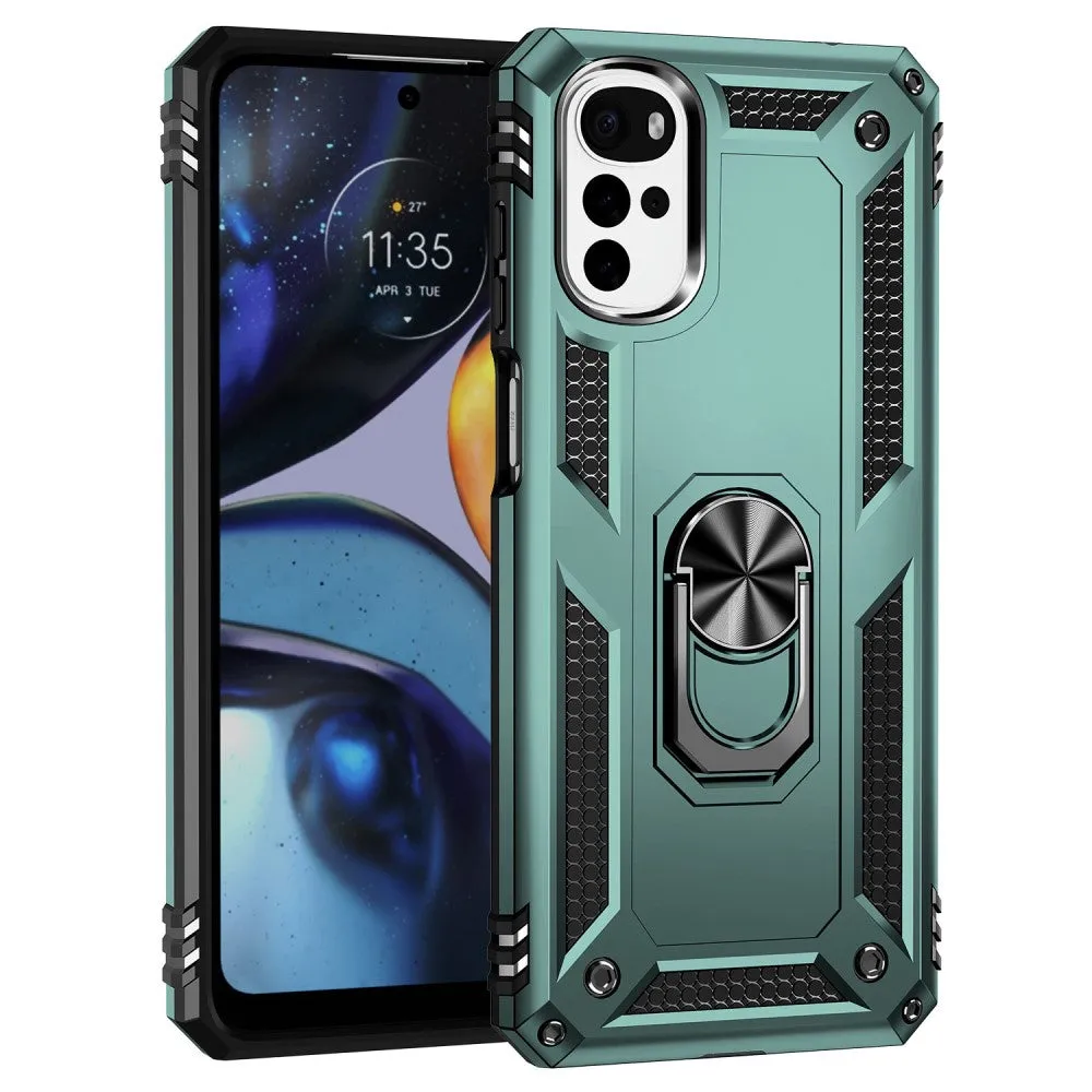 Bofink Combat Motorola Moto G22 case - Blackish Green