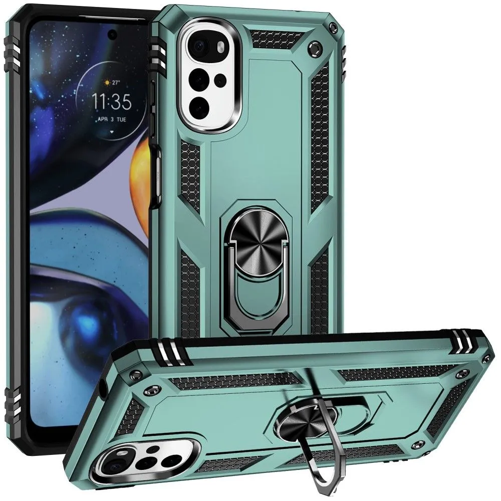 Bofink Combat Motorola Moto G22 case - Blackish Green