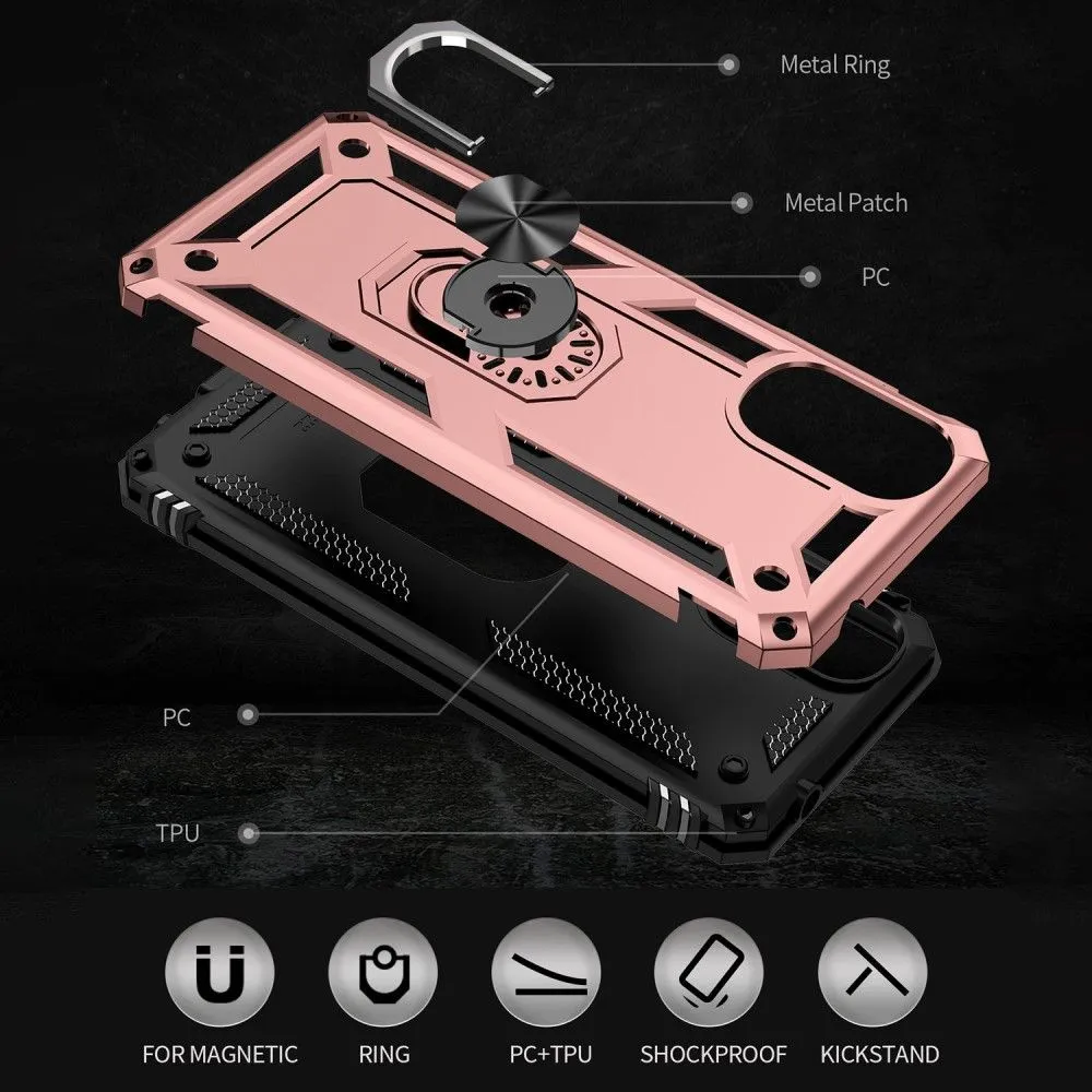 Bofink Combat Motorola Moto G22 case - Rose Gold