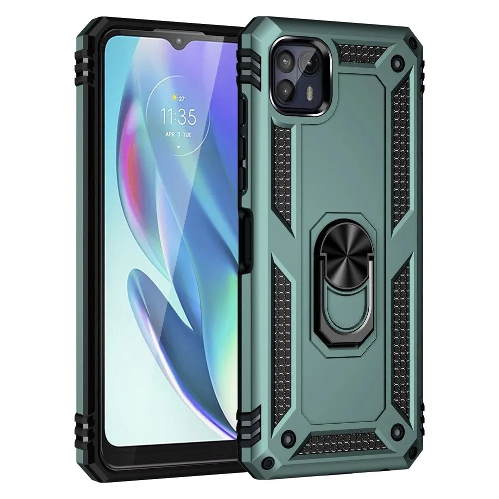 Bofink Combat Motorola Moto G50 5G case - Blackish Green