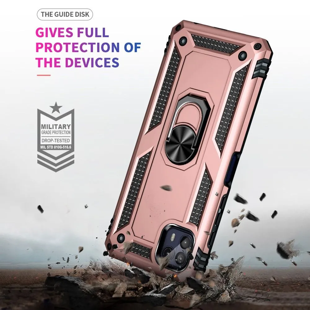 Bofink Combat Motorola Moto G50 5G case - Rose Gold