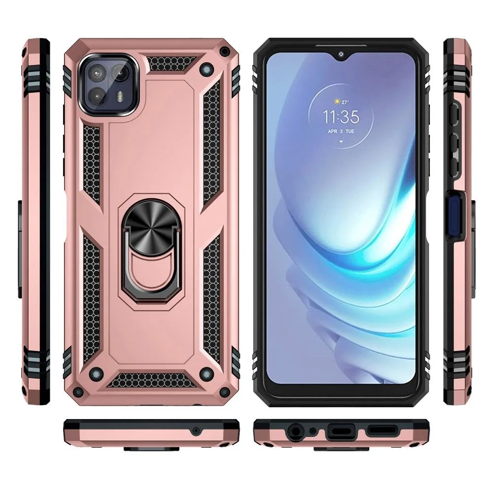 Bofink Combat Motorola Moto G50 5G case - Rose Gold