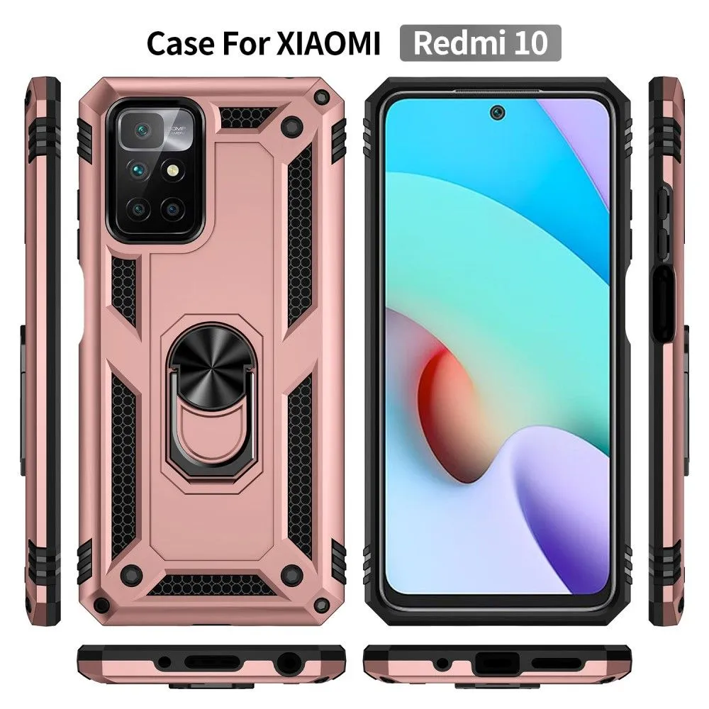 Bofink Combat Xiaomi Redmi 10 case - Rose Gold