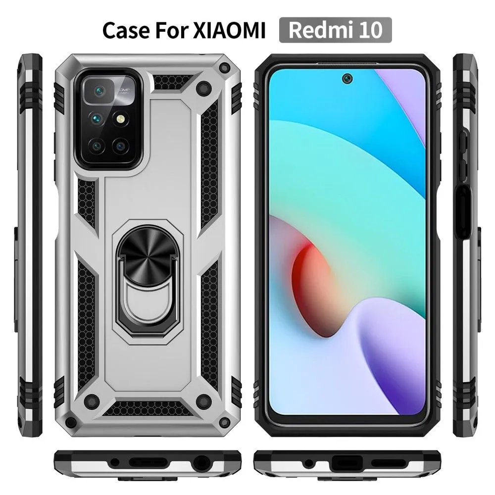 Bofink Combat Xiaomi Redmi 10 case - Silver