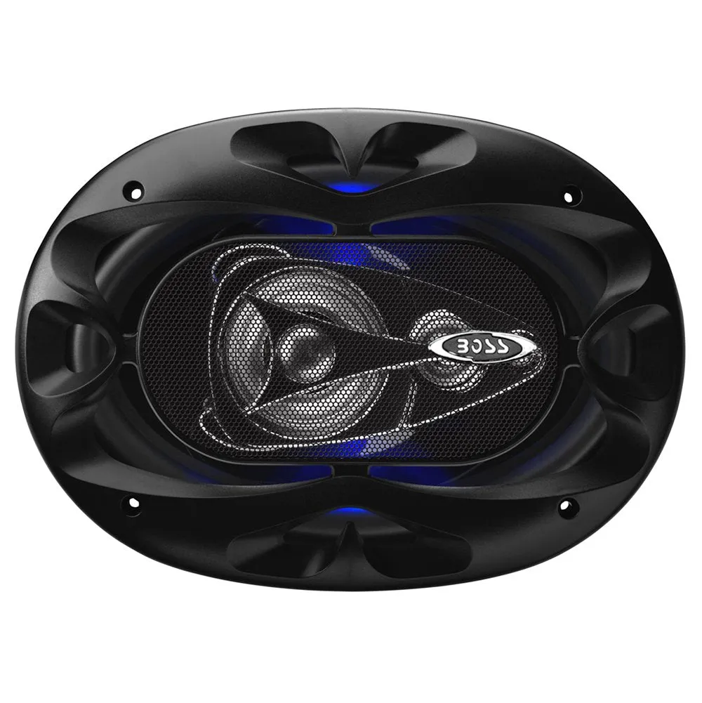 Boss Rage 6 x 9 & 6.5 Inch 4 Way Full Range Mobile Audio/Video Speakers Pairs