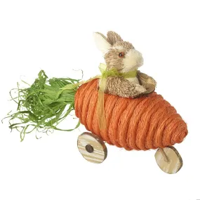 Bristle Rabbit in Carrot Mobile Easter Decoration