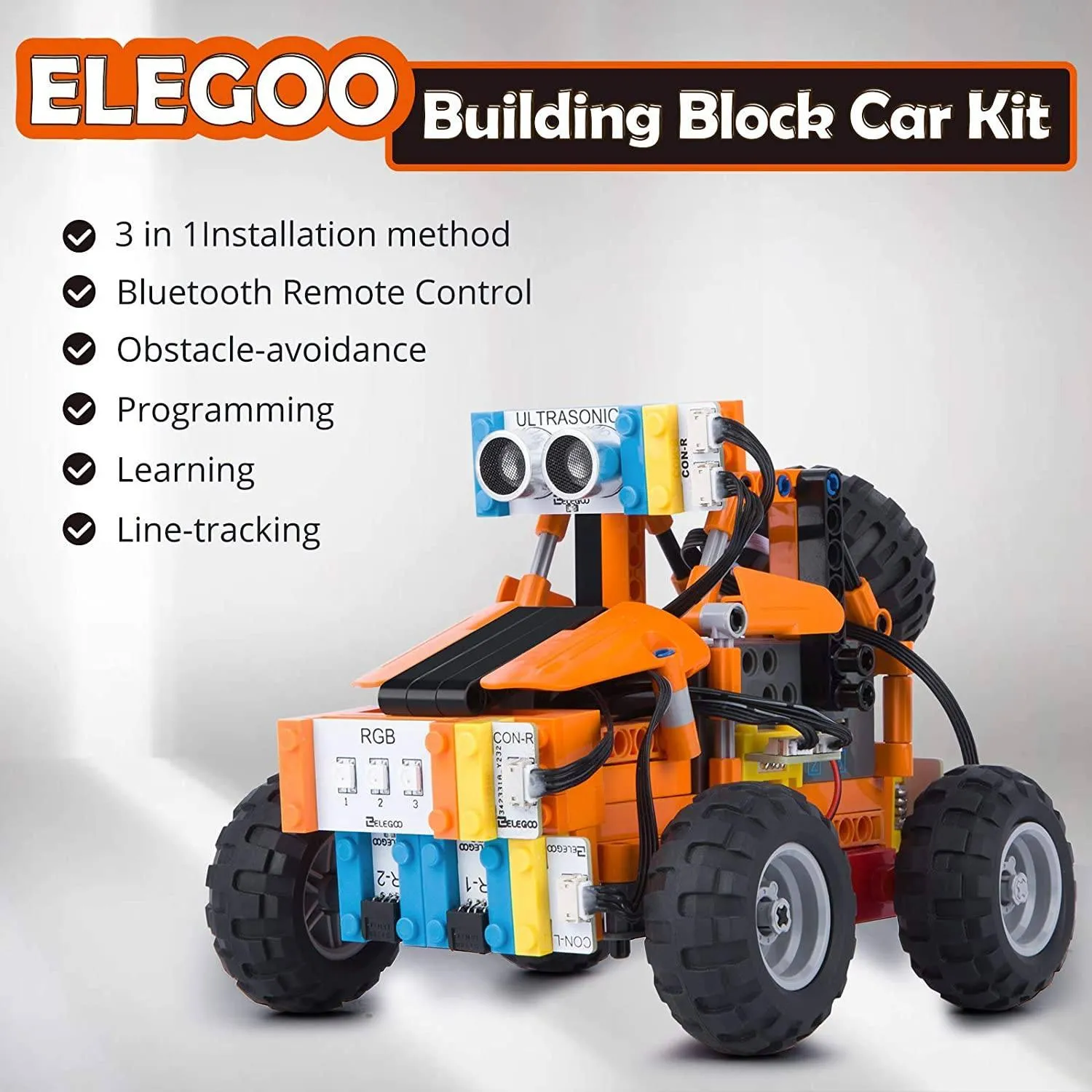 Building Block Car Robot Kit