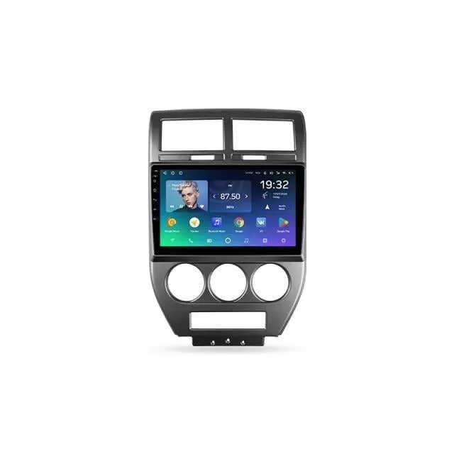 Car Dealz Premium Advanced 4G Data Model 10.2" Android 12.0 For Jeep Compass 1 MK 2006 - 2010 In Dash Plus OEM Fascia