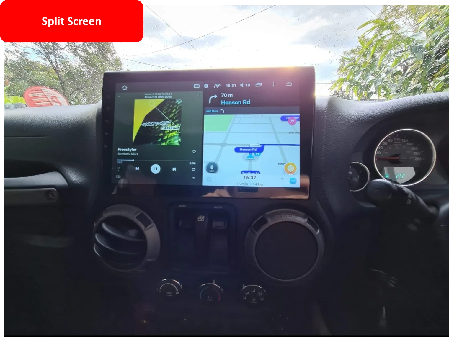 Car Dealz Premium Advanced 4G Data Model 10.2" Android 12.0 For LADA Granta Cross 2018 - 2019 In Dash Plus OEM Fascia