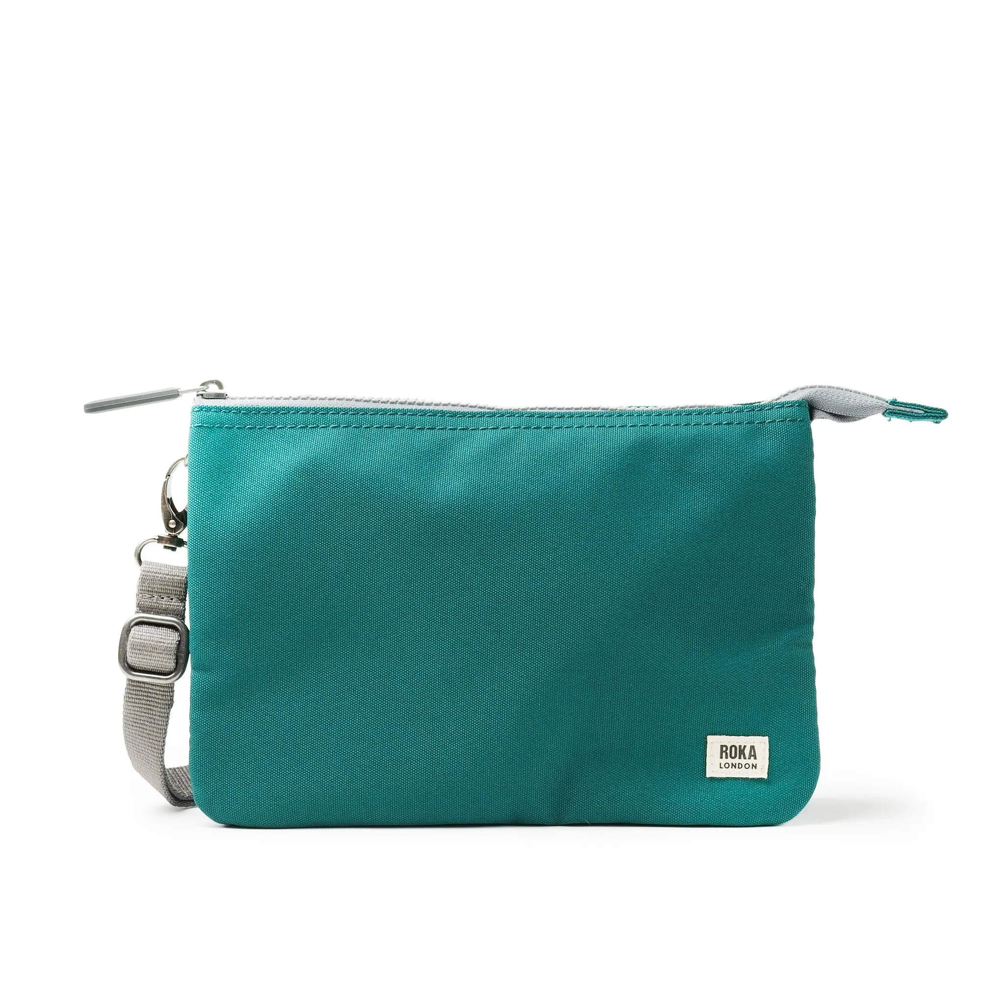 Carnaby Crossbody XL Teal Recycled Canvas