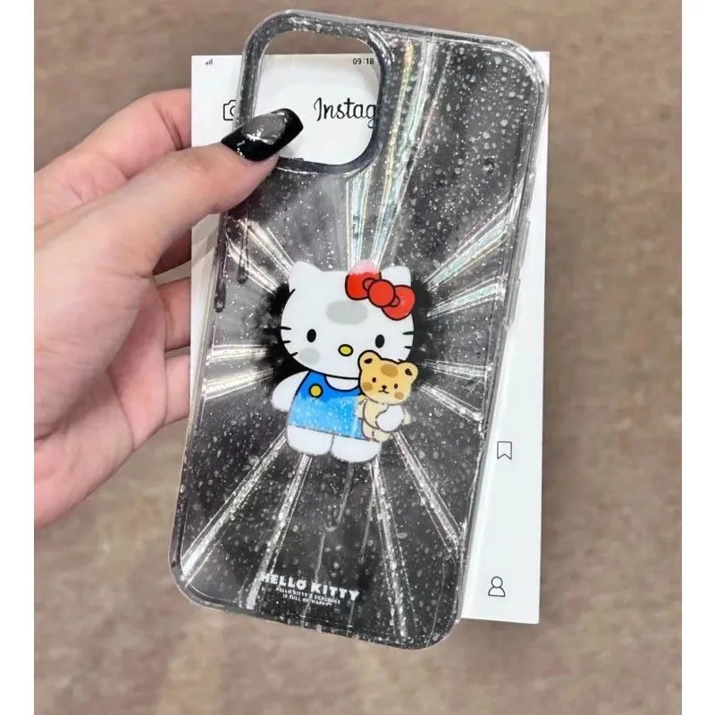 Cartoon Graphite Gray Kitty Phone Case KI547