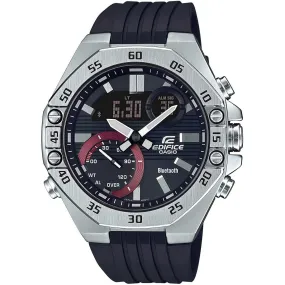 Casio Men's Automatic Watch - Edifice Chrono Ana-Digi Dial Black Strap | ECB10P-1A