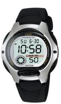 Casio Womens Illuminator Digital Watch With Black Band