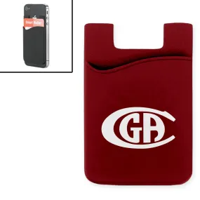 CGA Silicone Media Wallet - Maroon