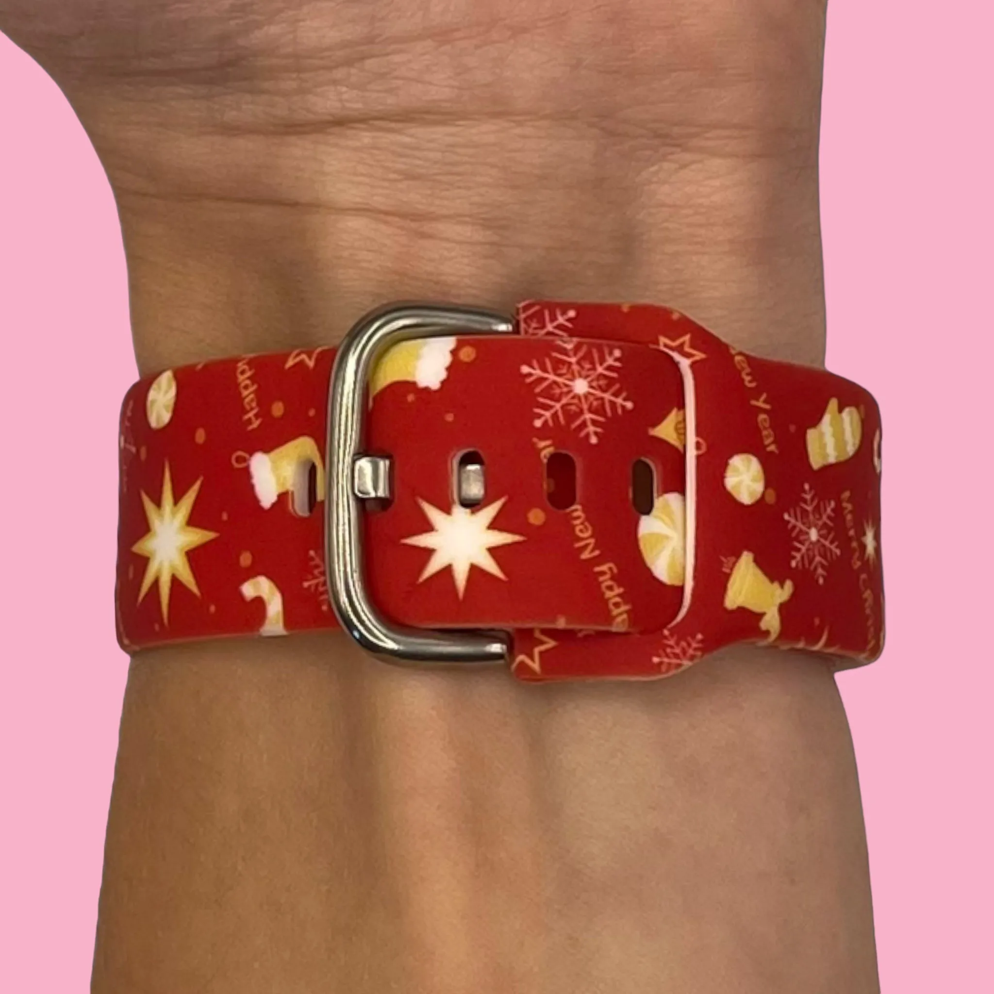 Christmas Watch Straps compatible with the 3Plus Vibe Smartwatch