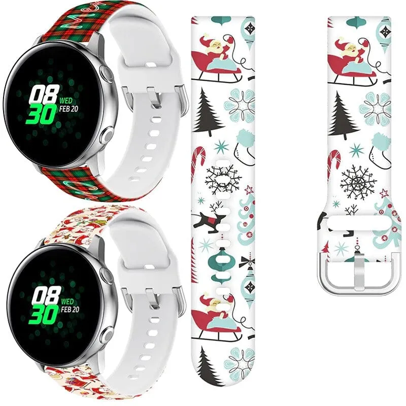 Christmas Watch Straps compatible with the 3Plus Vibe Smartwatch