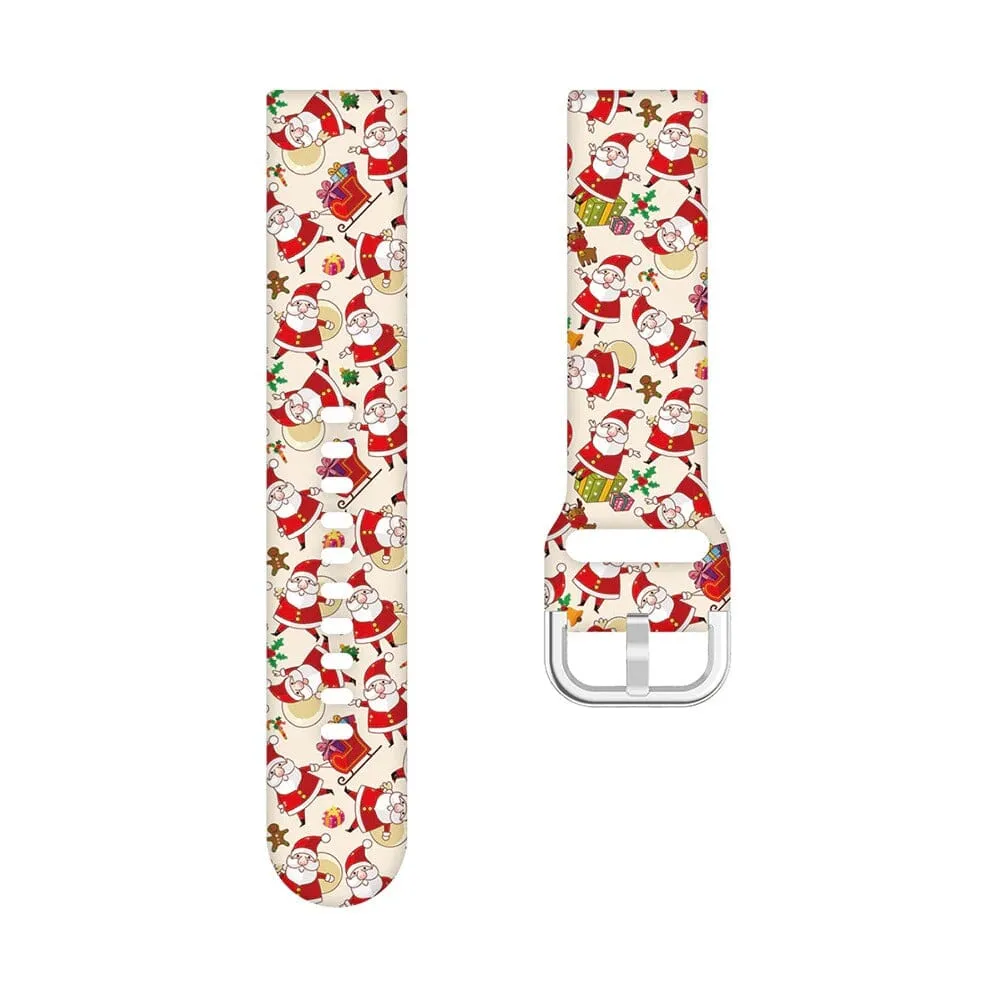 Christmas Watch Straps compatible with the Garmin Vivomove HR & HR Sports