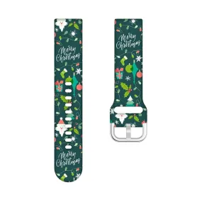 Christmas Watch Straps compatible with the Garmin Vivomove HR & HR Sports