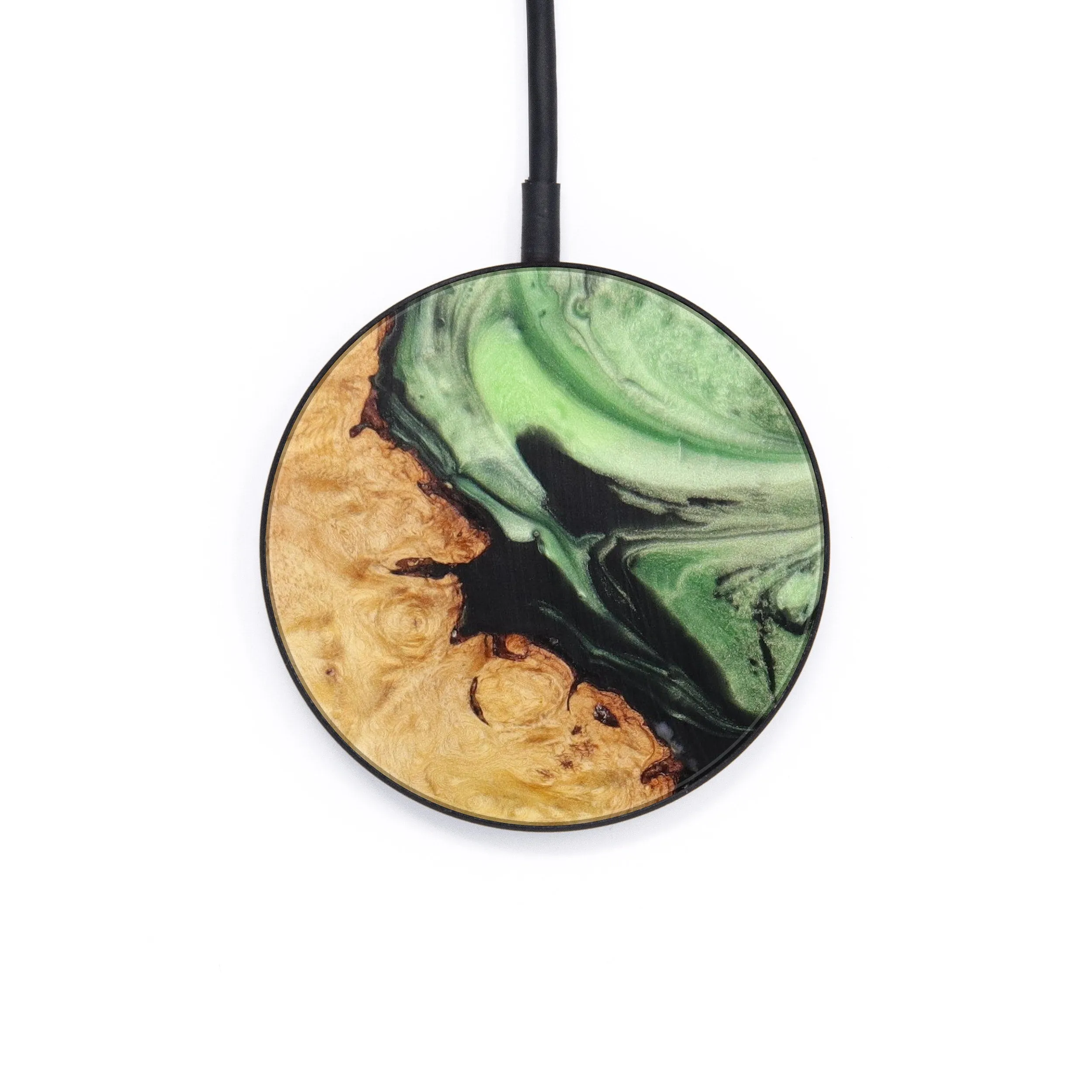 Circle Wood Resin Wireless Charger - Bellamy (Artist Pick, 621524)