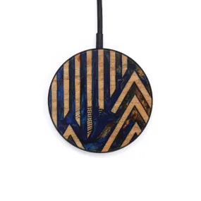 Circle Wood Resin Wireless Charger - Bennett (Pattern, 617846)