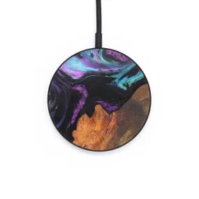 Circle Wood Resin Wireless Charger - Bobbie (Purple, 671663)