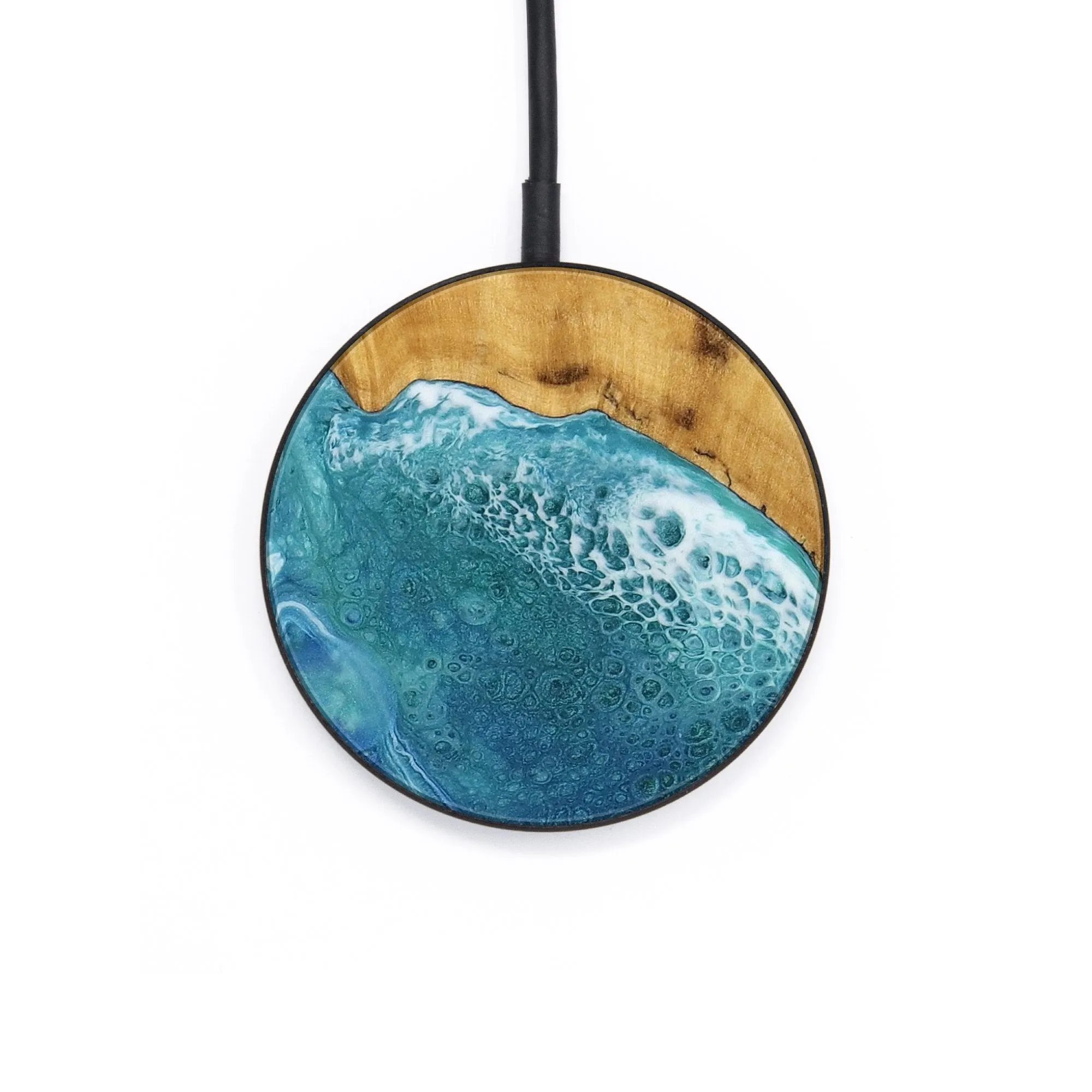 Circle Wood Wireless Charger - Raelynn (Coastal, 734649)