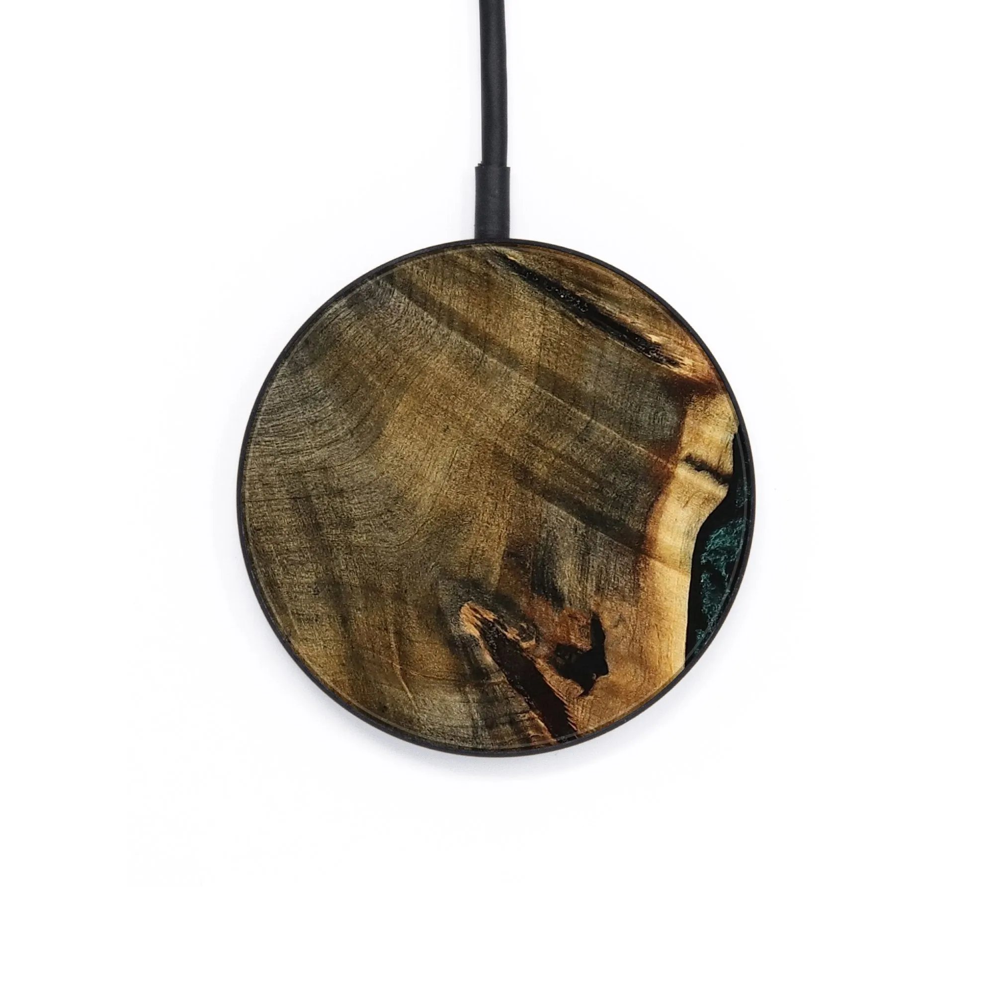 Circle Wood Wireless Charger - Willyt (Green, 738231)