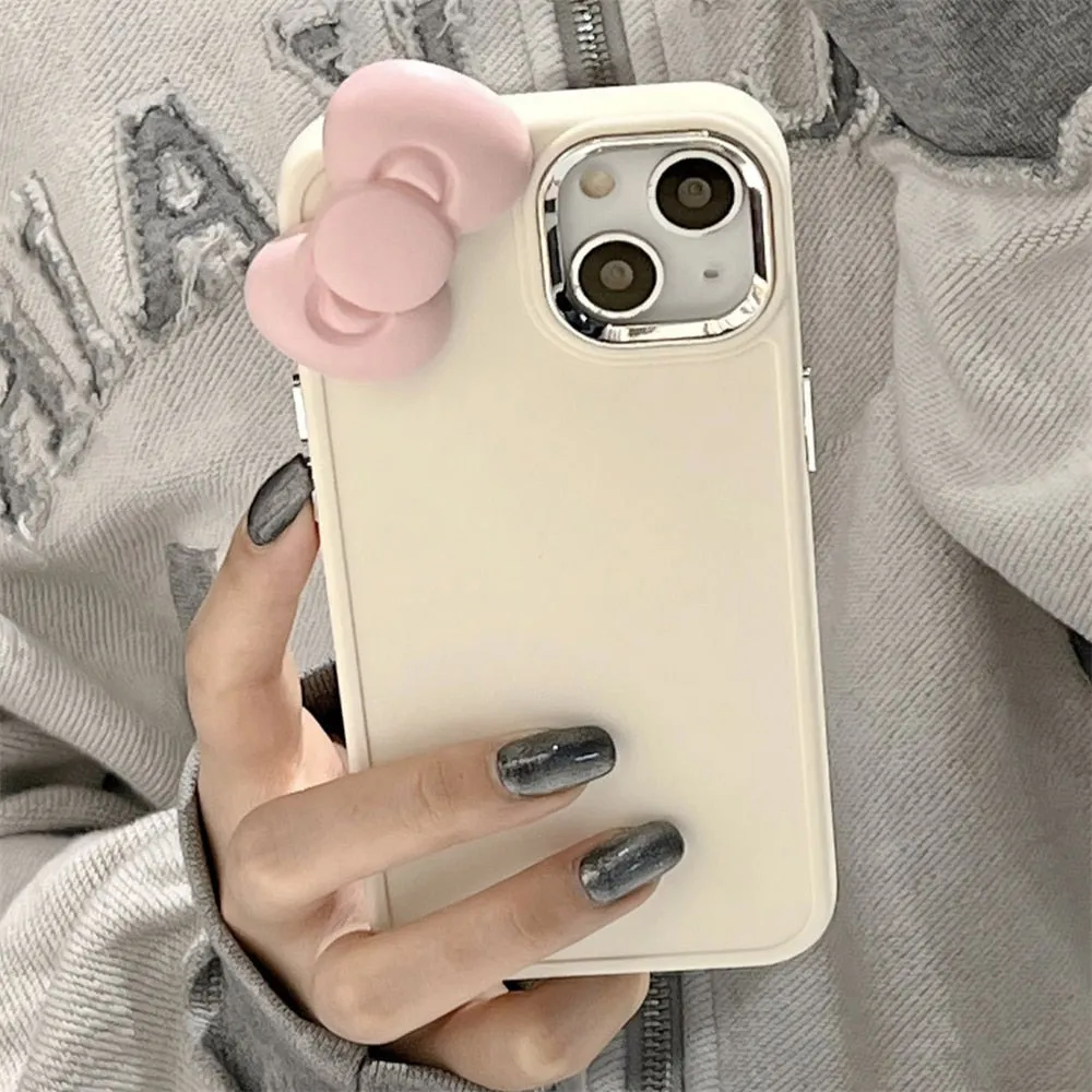 Classic Pink Bow iPhone Case