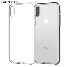 Clear Phone Case For iPhone 7 Case iPhone XR Case Silicon Soft Transparent Back Cover For iPhone 11 X XS Max 8 7 6s Plus 5S Case