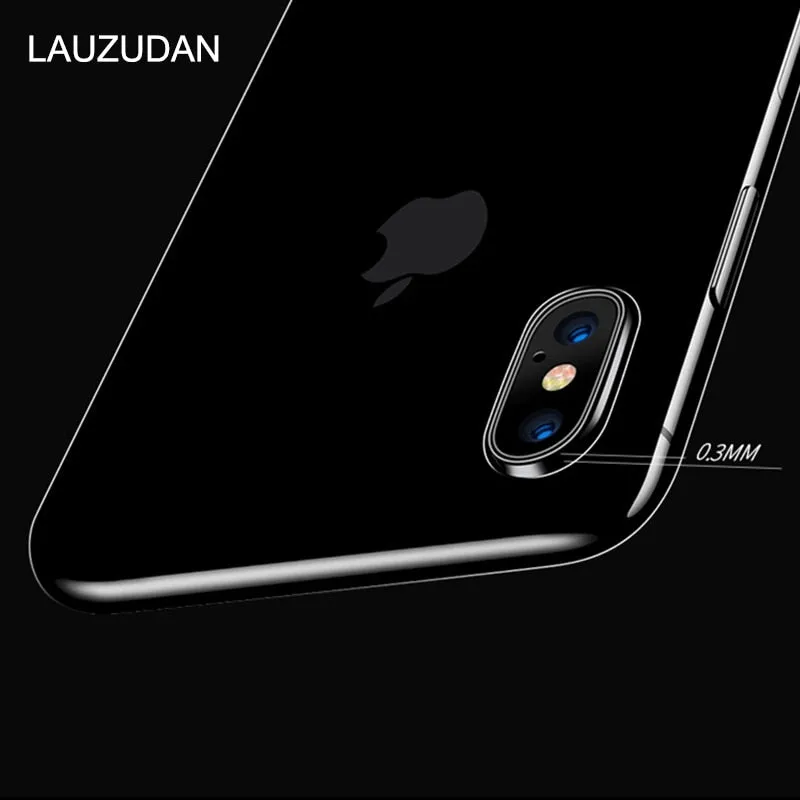 Clear Phone Case For iPhone 7 Case iPhone XR Case Silicon Soft Transparent Back Cover For iPhone 11 X XS Max 8 7 6s Plus 5S Case