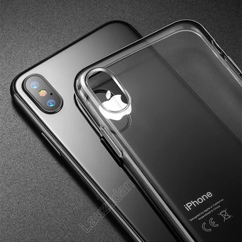 Clear Phone Case For iPhone 7 Case iPhone XR Case Silicon Soft Transparent Back Cover For iPhone 11 X XS Max 8 7 6s Plus 5S Case