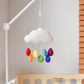 Cloud Nursery Mobile - Medium Rainbow