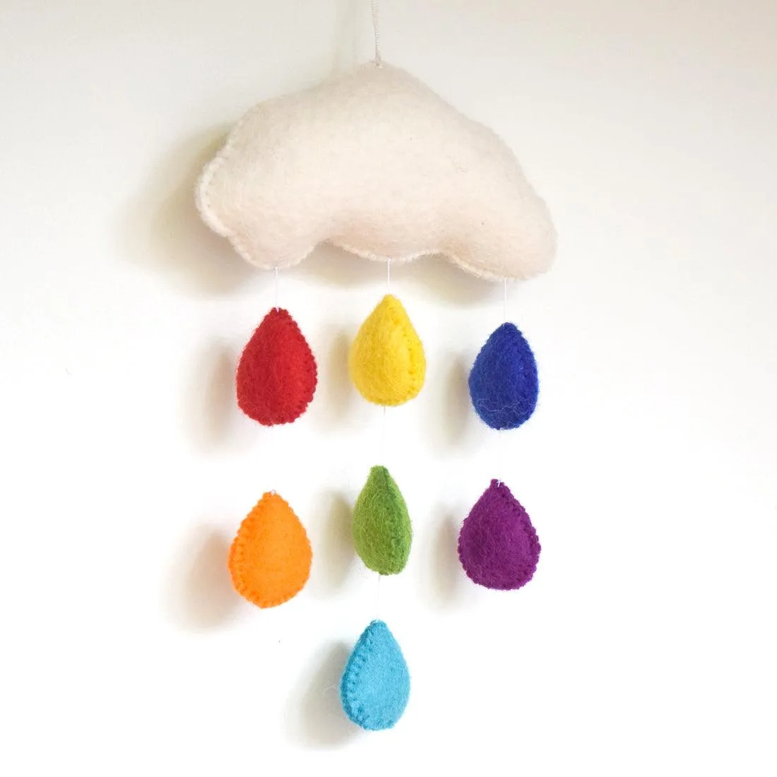 Cloud Nursery Mobile - Small Rainbow