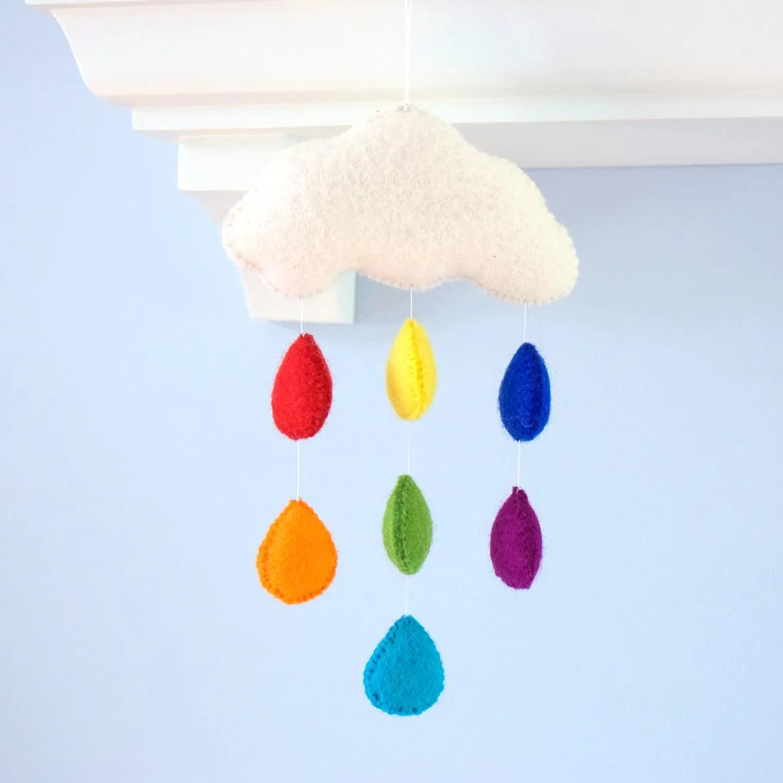 Cloud Nursery Mobile - Small Rainbow