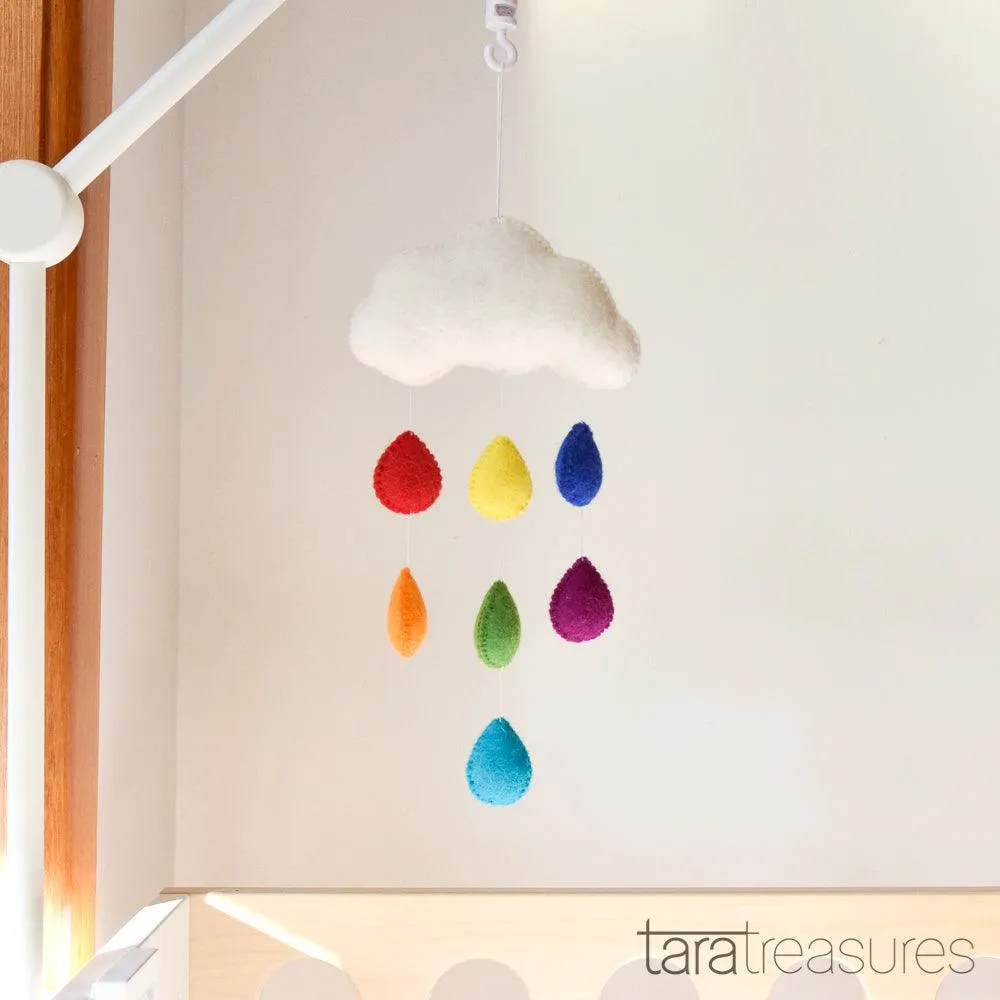 Cloud Nursery Mobile - Small Rainbow