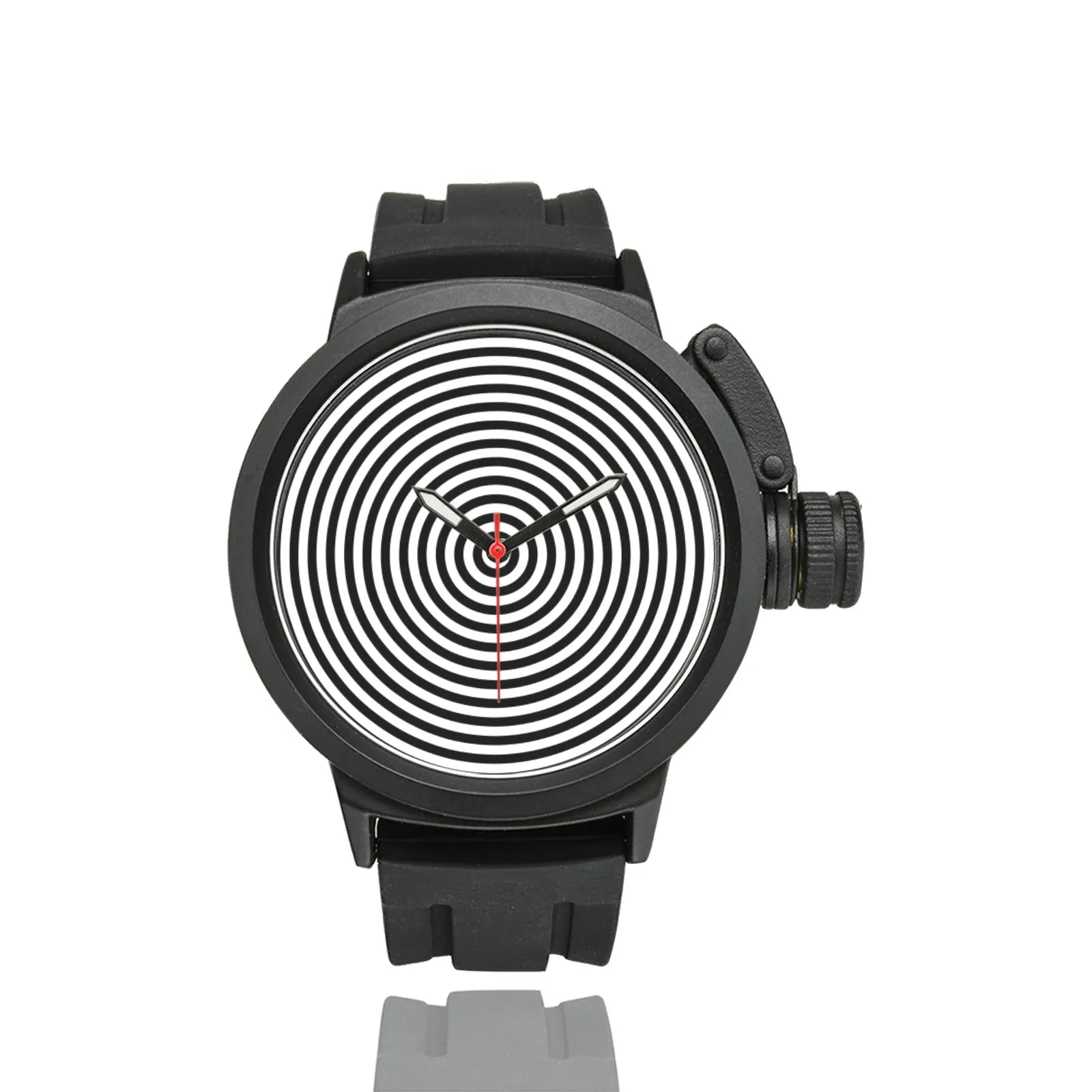 concentric circle watch Men's Sports Watch(Model 309)