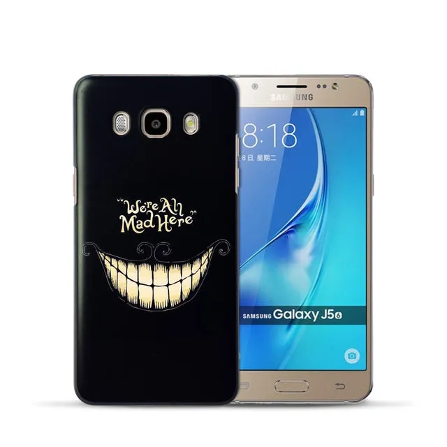 Cool Cartoon Hard PC Phone Back Cover Case For Samsung Galaxy J3 J5 J7 A3 A5 2016 2015 S3 S4 S5 Mini S6 Edge Note 3 4