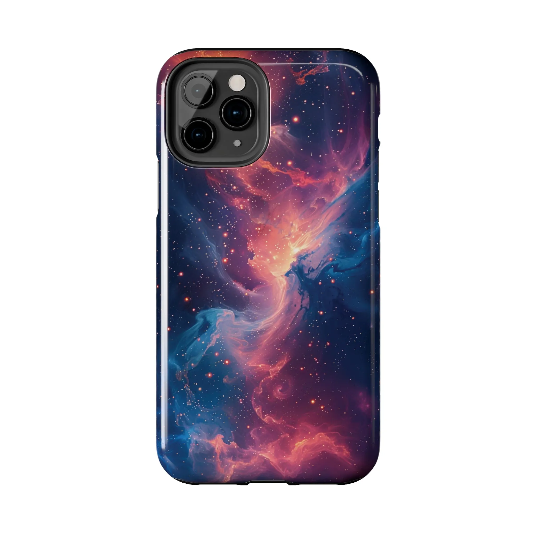 Cosmic Nebula iPhone Case, Space Galaxy Stars Phone Cover, Unique Astral Abstract Protective Shell Protective Case for iPhone Models, Tough iPhone Case