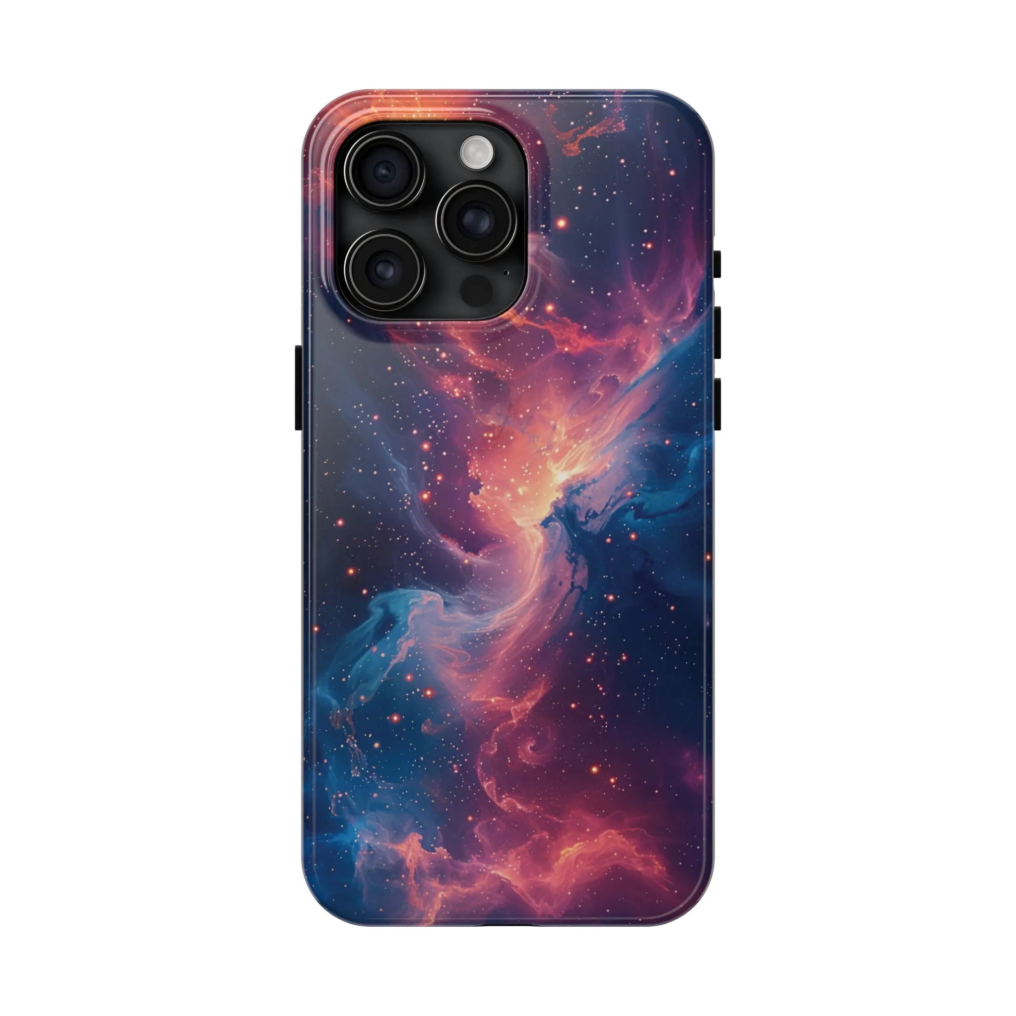 Cosmic Nebula iPhone Case, Space Galaxy Stars Phone Cover, Unique Astral Abstract Protective Shell Protective Case for iPhone Models, Tough iPhone Case