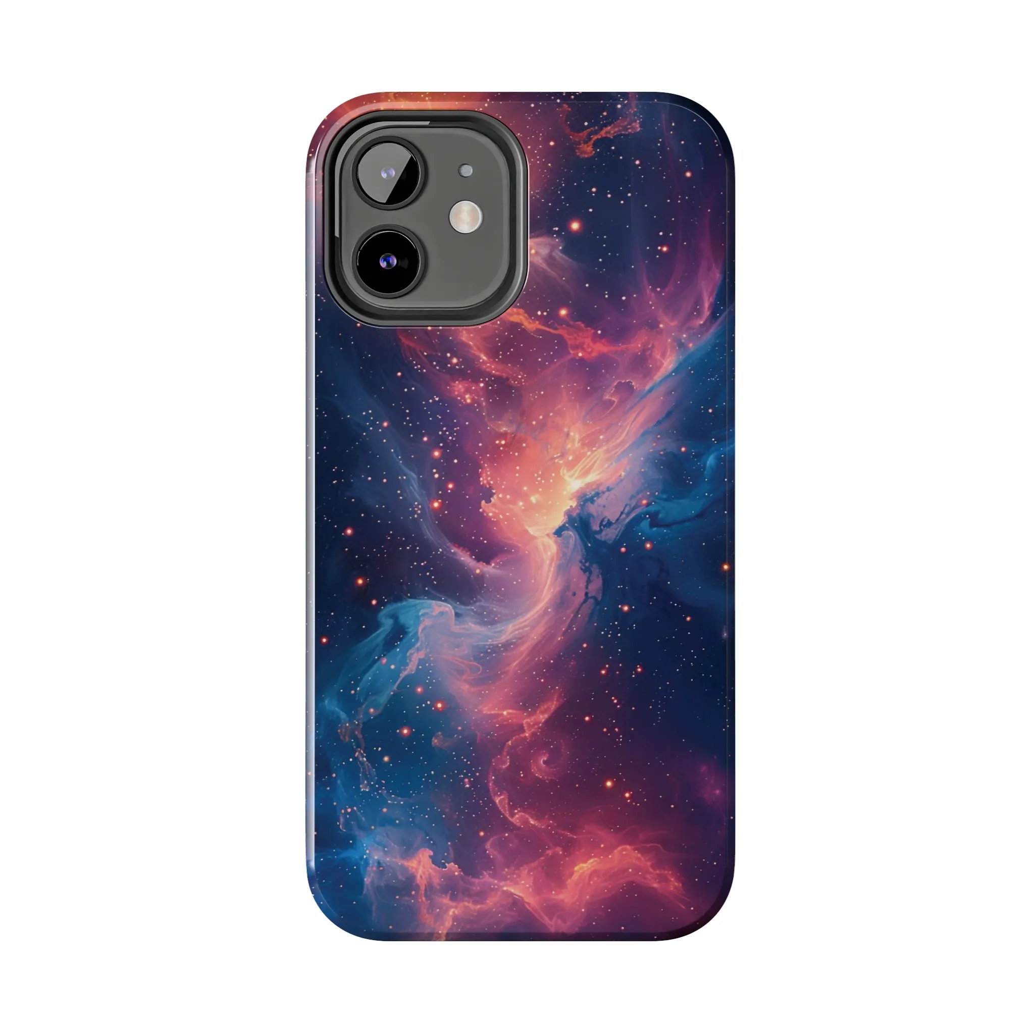 Cosmic Nebula iPhone Case, Space Galaxy Stars Phone Cover, Unique Astral Abstract Protective Shell Protective Case for iPhone Models, Tough iPhone Case