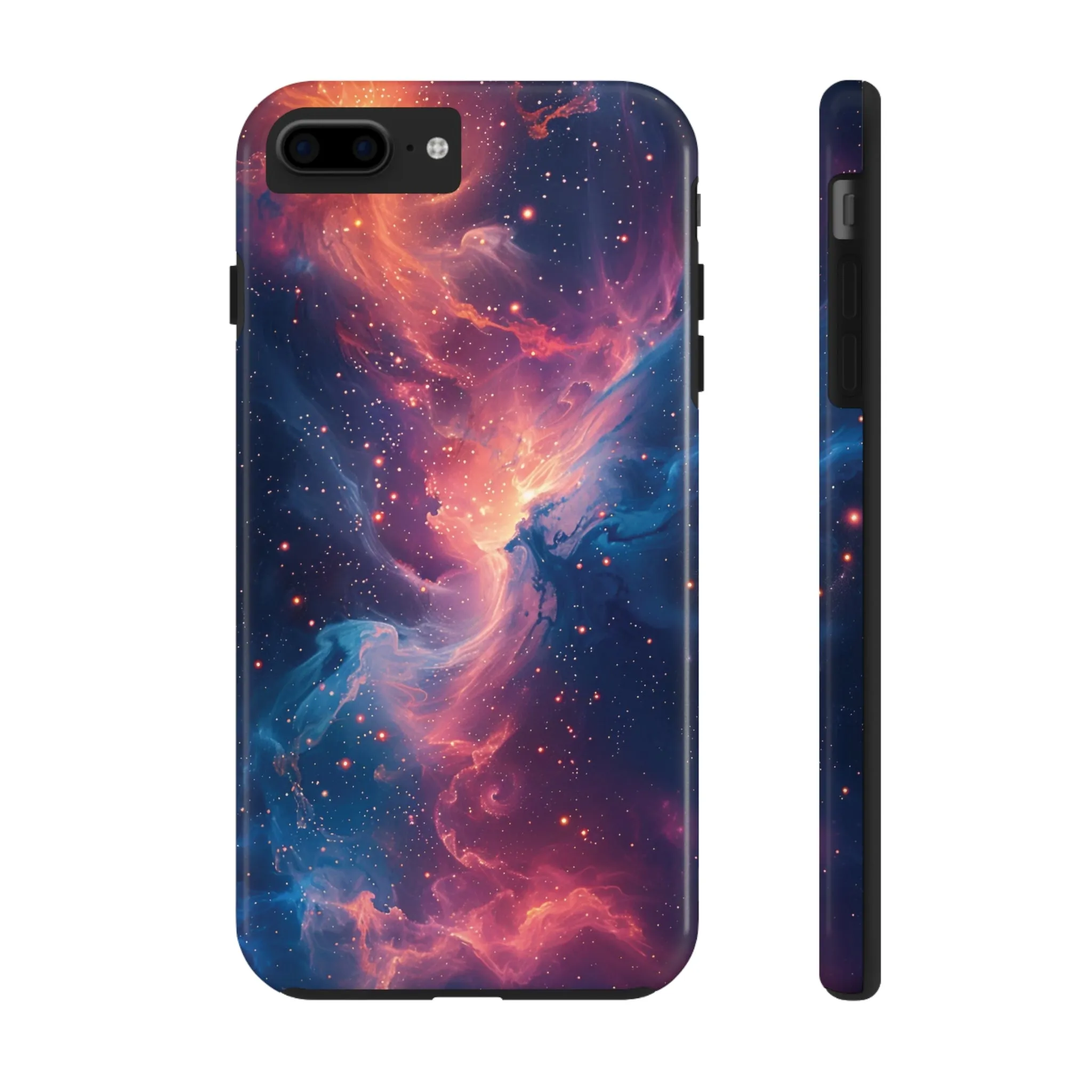 Cosmic Nebula iPhone Case, Space Galaxy Stars Phone Cover, Unique Astral Abstract Protective Shell Protective Case for iPhone Models, Tough iPhone Case