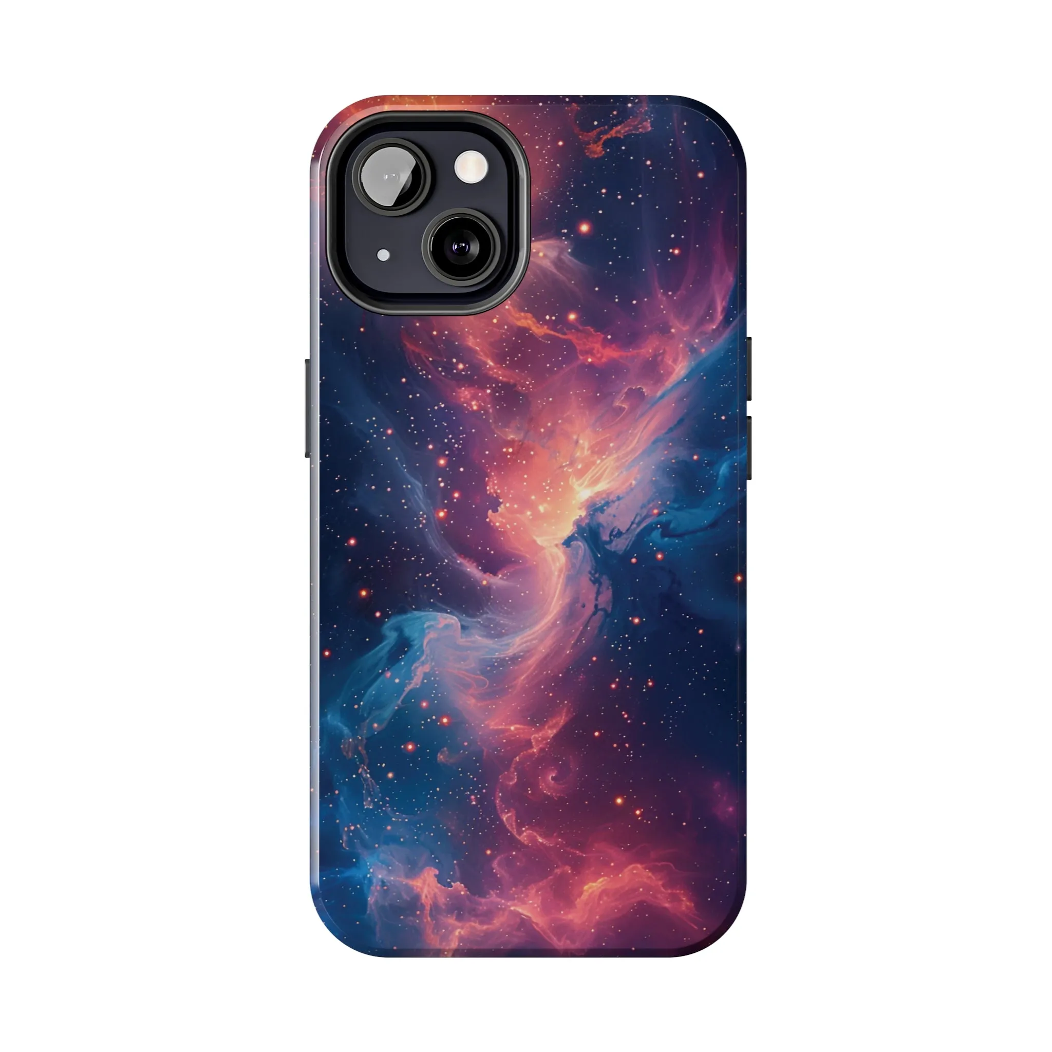 Cosmic Nebula iPhone Case, Space Galaxy Stars Phone Cover, Unique Astral Abstract Protective Shell Protective Case for iPhone Models, Tough iPhone Case