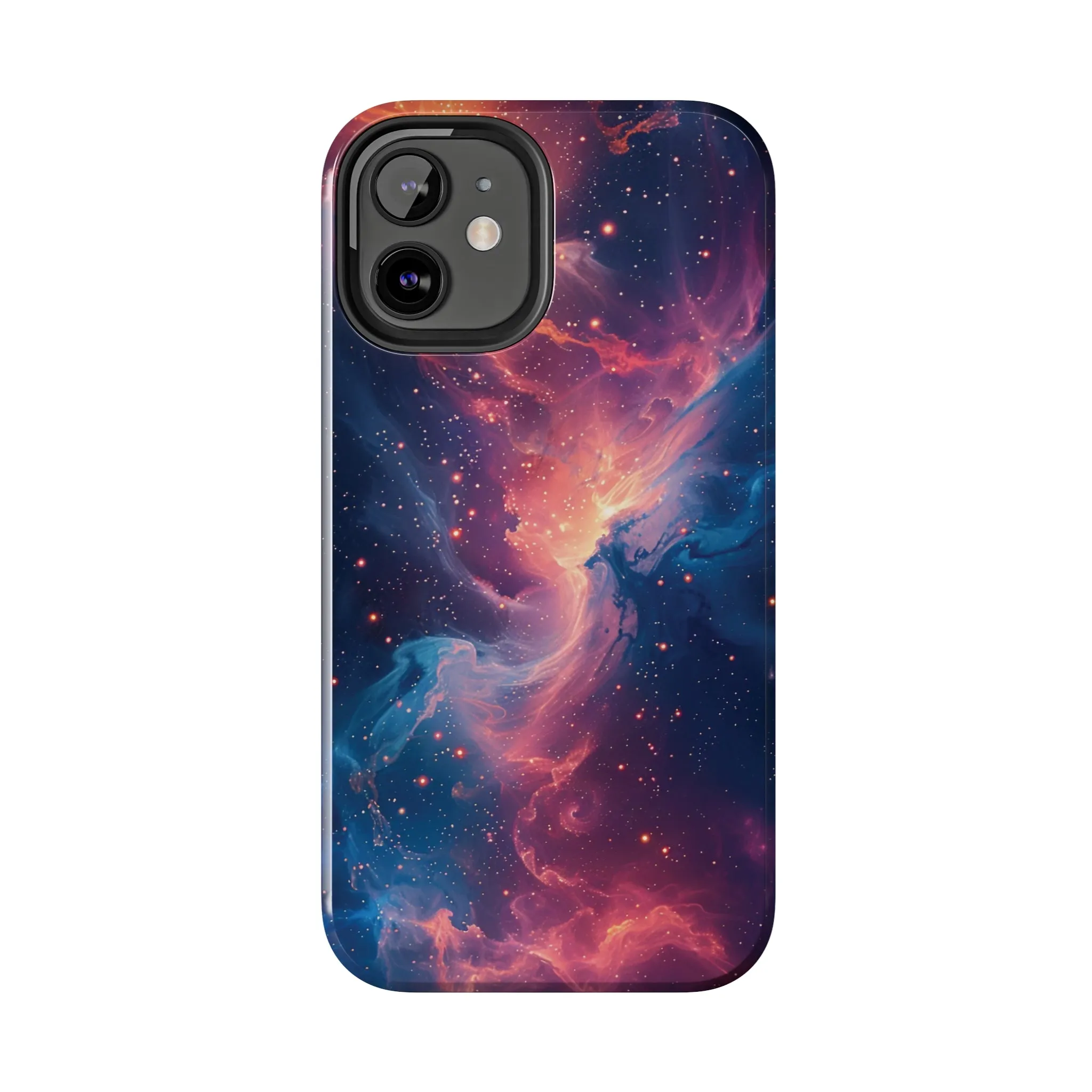 Cosmic Nebula iPhone Case, Space Galaxy Stars Phone Cover, Unique Astral Abstract Protective Shell Protective Case for iPhone Models, Tough iPhone Case