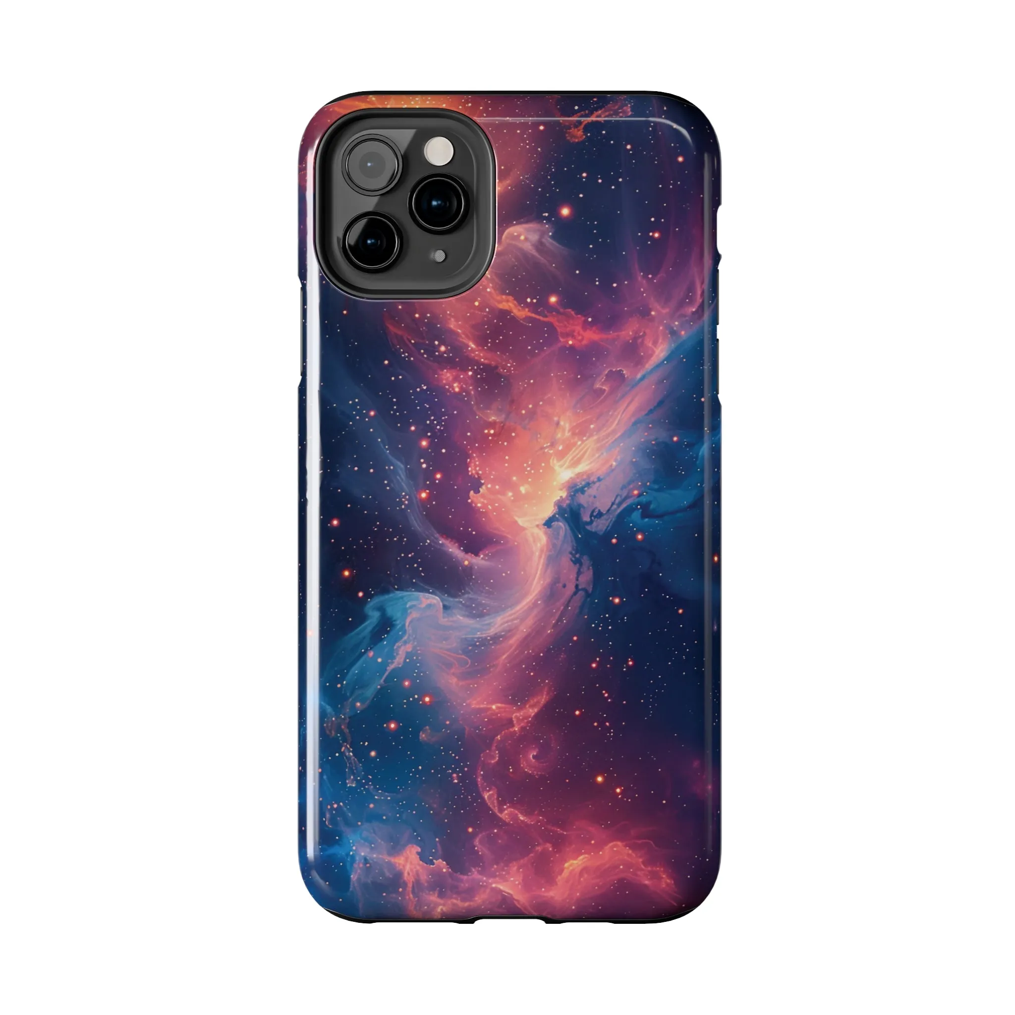 Cosmic Nebula iPhone Case, Space Galaxy Stars Phone Cover, Unique Astral Abstract Protective Shell Protective Case for iPhone Models, Tough iPhone Case