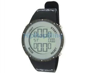 DAILY DEAL All Black Digital Diamond Watch Ice Plus