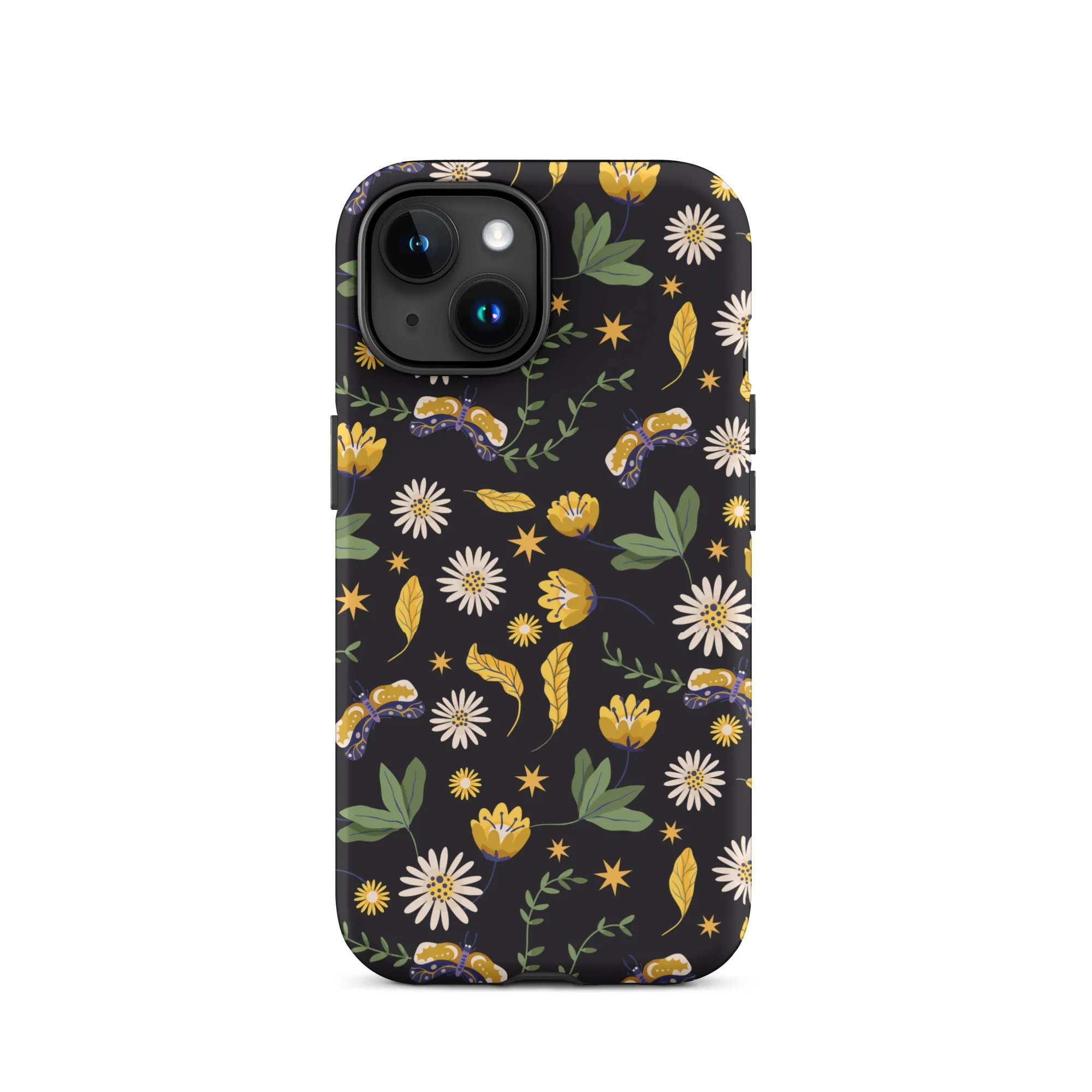 Dark Skies, Bright Blooms iPhone Case