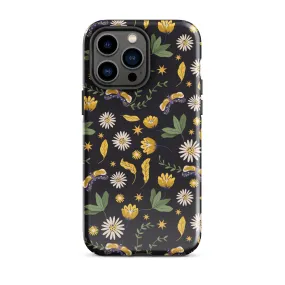 Dark Skies, Bright Blooms iPhone Case