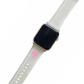 Doll Silhouette - Clear Glitter Smartwatch Strap