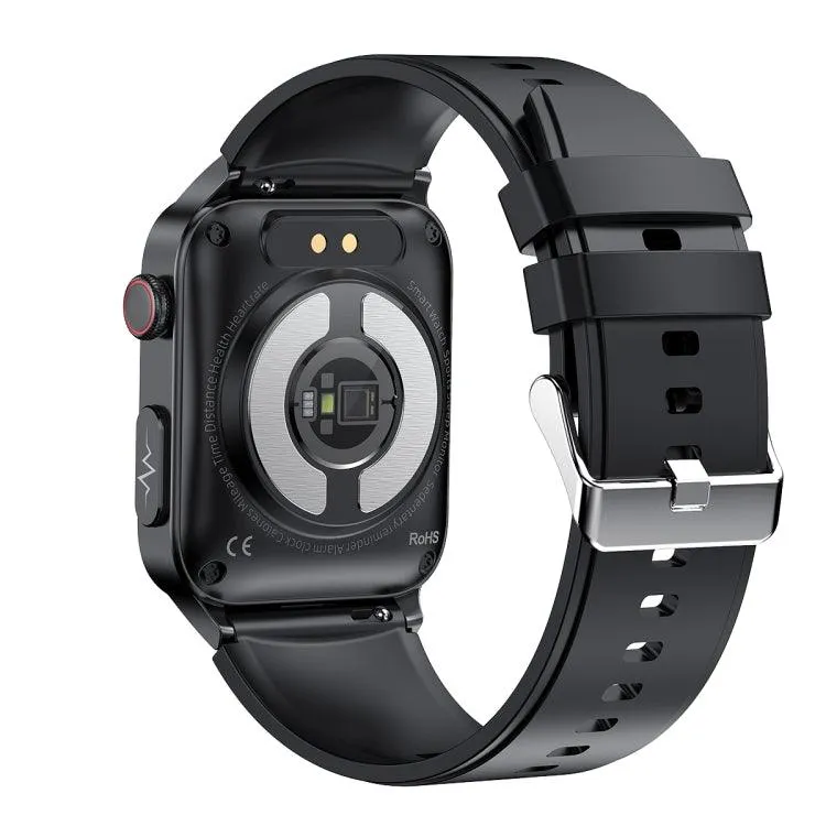 E500 Smartwatch with 1.83" HD Display, ECG Monitoring, and Non-Invasive Blood Sugar Tracking