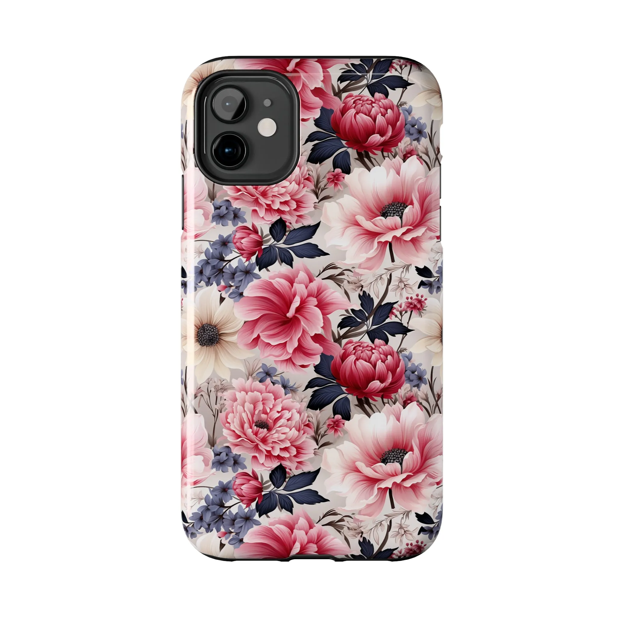 Elegant Blooms Digital print Design Tough Phone Case compatible with a large variety of iPhone models, Gift, Phone Case